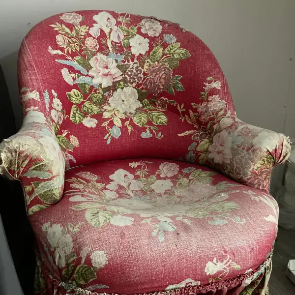 Fauteuil avant restauration